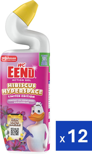 Wc-eend toiletreiniger action hibiscus hyperspace