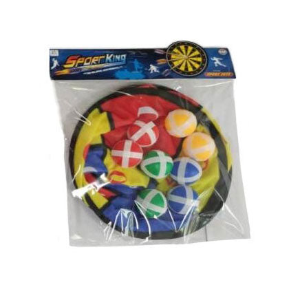 Afbeelding laden in galerijviewer, Lobbes mega dartbord klittenband, 8 ballen
