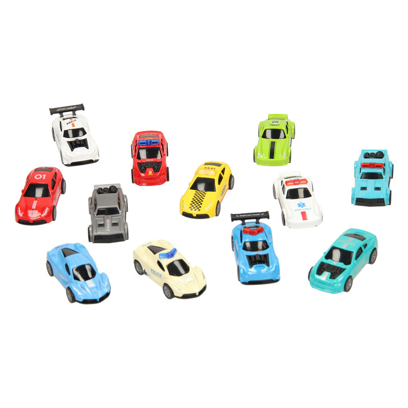 Afbeelding laden in galerijviewer, Die-cast auto's speelset, 12dlg.
