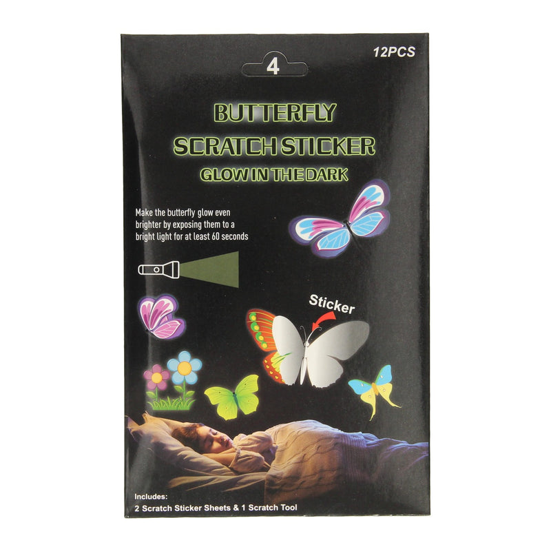 Afbeelding laden in galerijviewer, Krasstickers glow in the dark
