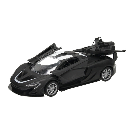 Rc sportwagen met stoomfunctie zwart