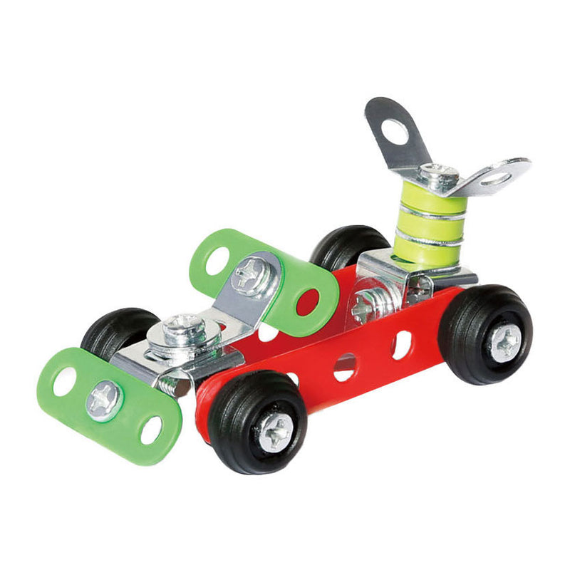 Afbeelding laden in galerijviewer, Metalen constructieset raceauto, 46dlg.
