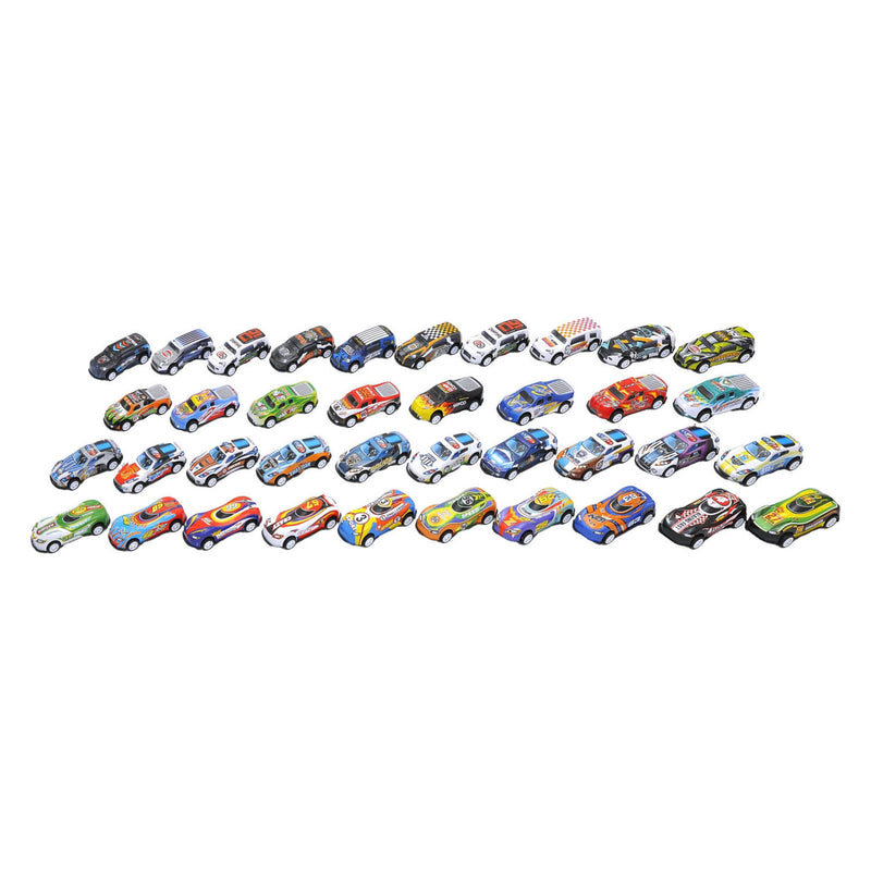 Afbeelding laden in galerijviewer, Lobbes speelgoed bv die-cast auto's in opbergblik, 18dlg
