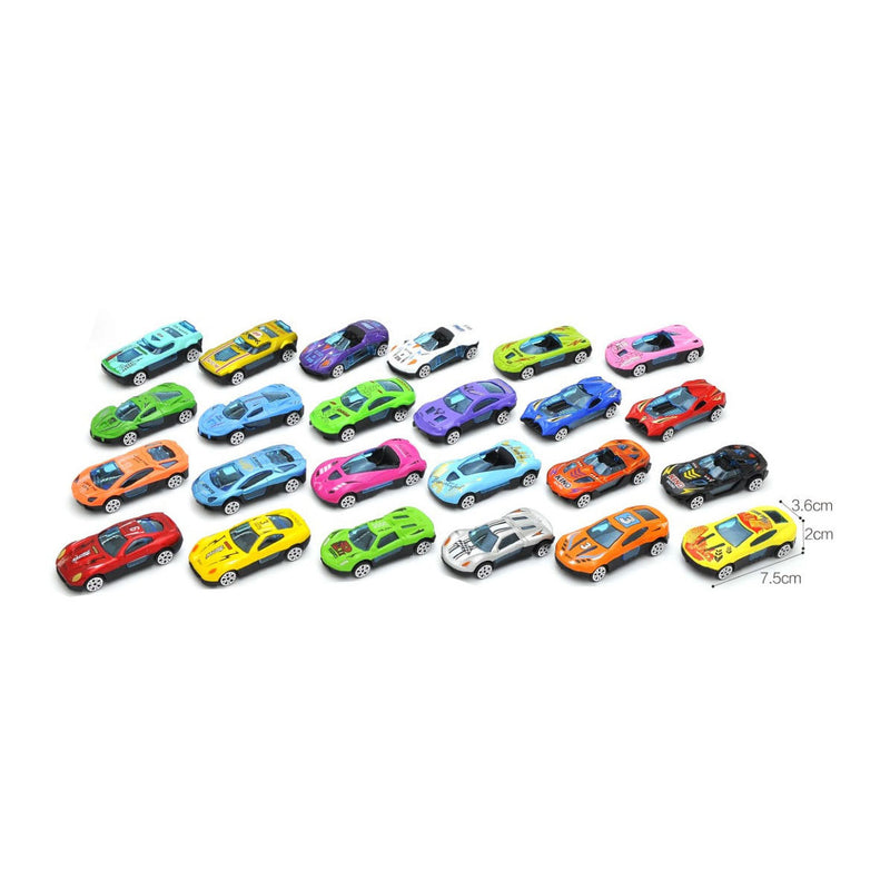 Afbeelding laden in galerijviewer, Lobbes speelgoed bv die-cast auto's in opbergblik, 18dlg
