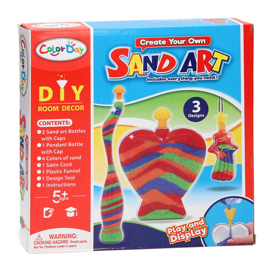 Zandkunst regenboog