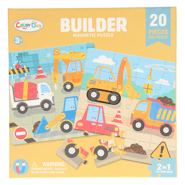 Afbeelding laden in galerijviewer, Magnetisch puzzelboek constructie
