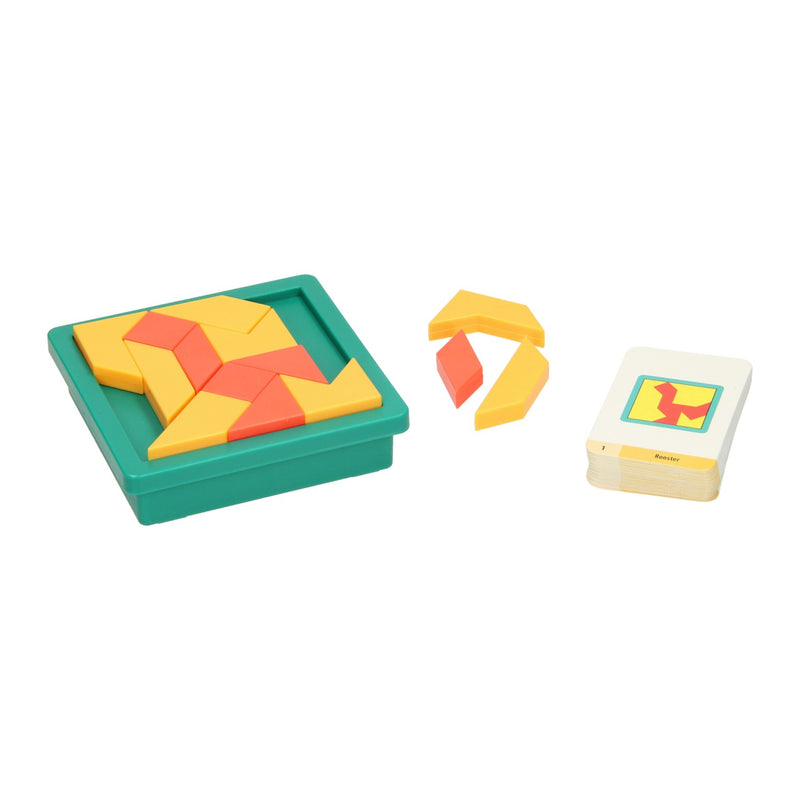 Afbeelding laden in galerijviewer, Lobbes speelgoed bv vormenpuzzel tangram, 60 challenges
