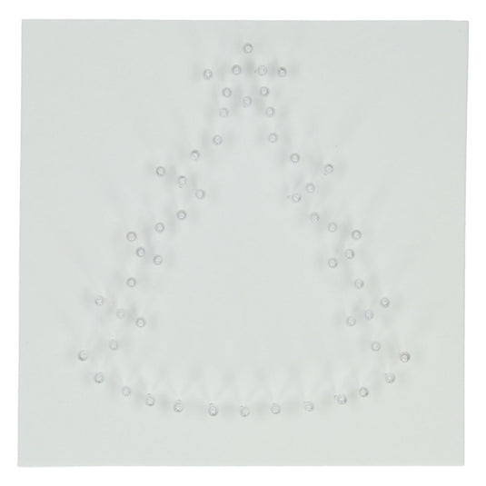 String art kerstboom met led lampjes