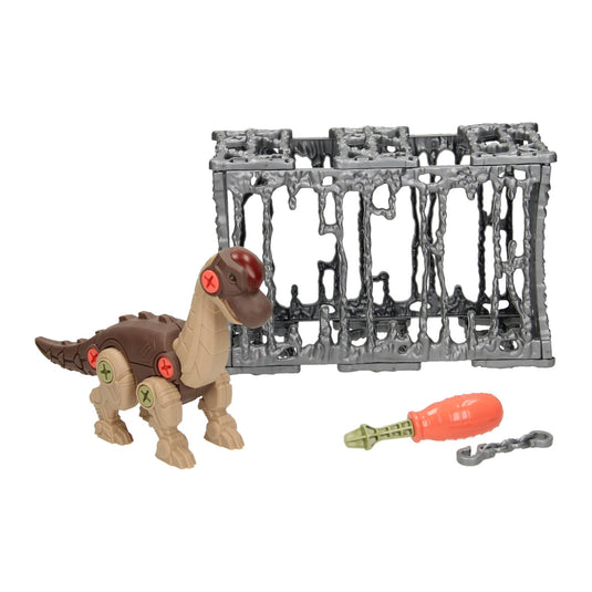 Schroef dino in kooi