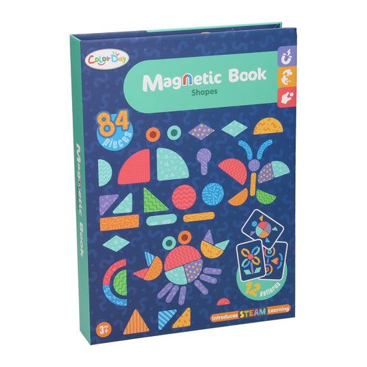 Lobbes magnetisch boek - vormen, 84dlg.
