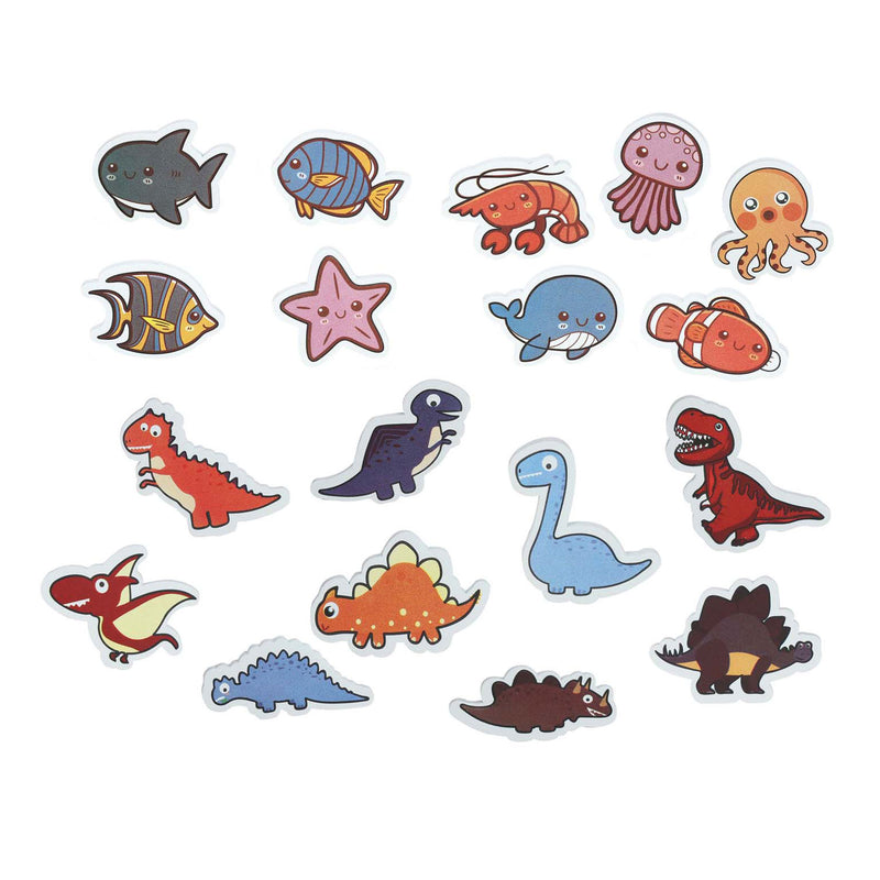 Afbeelding laden in galerijviewer, Lobbes foam badfiguren zeedieren dinos
