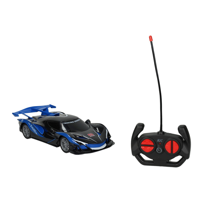 Afbeelding laden in galerijviewer, Rc blauwe racewagen
