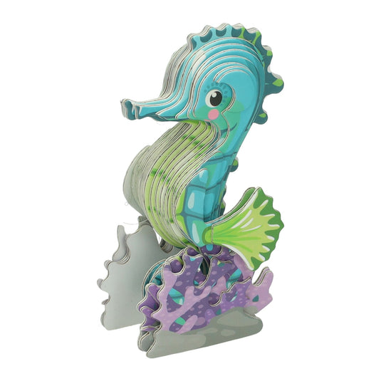 Diy 3d model puzzel - zeepaard