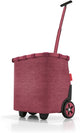 Reisenthel carrycruiser boodschappentrolley - 40l - twist maroon donkerrood