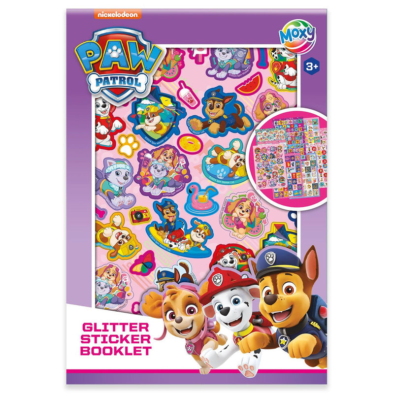 Afbeelding laden in galerijviewer, Moxy paw patrol glitter stickerboek - a5 formaat 8 vel
