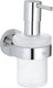 Grohe start zeepdispenser - 160ml - met houder - wandmontage - chroom