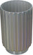 Hd collection vaas glas grijs 12,5x12,5x23cm