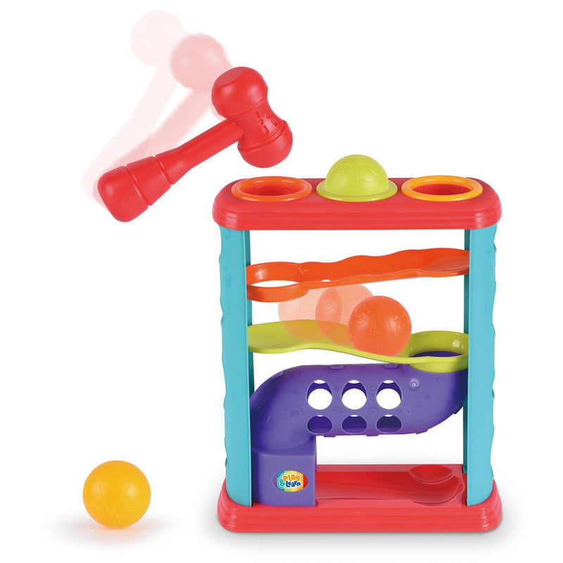 Afbeelding laden in galerijviewer, Toi-toys little stars hamerbank toren met 3 ballen
