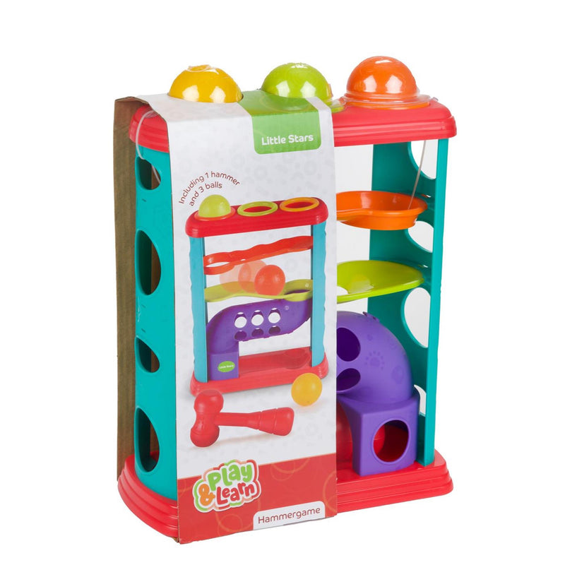 Afbeelding laden in galerijviewer, Toi-toys little stars hamerbank toren met 3 ballen
