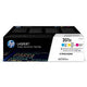 Tonercartridge hp 201x cf253xm cyaan magenta geel
