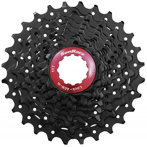 Afbeelding laden in galerijviewer, Sunrace cassette 10 speed csrx0 11-25t - zwart

