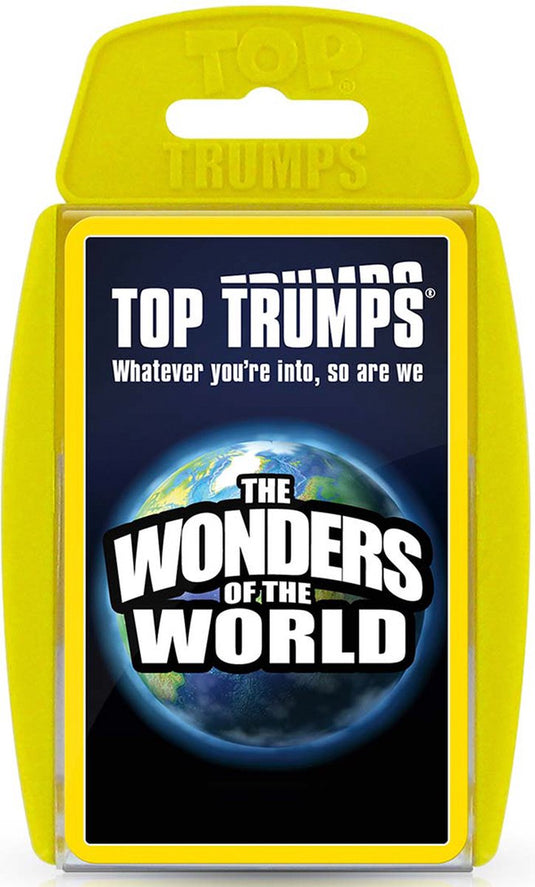 Winning moves wonders of the world - speelkaarten - top trumps (engels)
