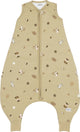 Meyco baby forest animals baby winter slaapoverall jumper - sand - 104cm - 2.0 tog