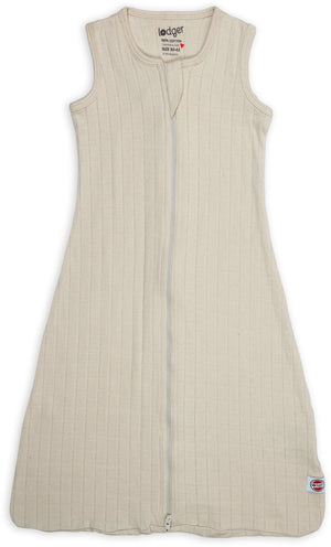 Lodger hopper - hydrofiele slaapzak baby - creme - 0.3 tog - 98cm - biologisch katoen - zomerslaapzak babyslaapzak