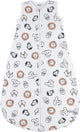 Meyco baby animal baby slaapzak rond gevoerd - multicolour - 98cm - 2.5 tog
