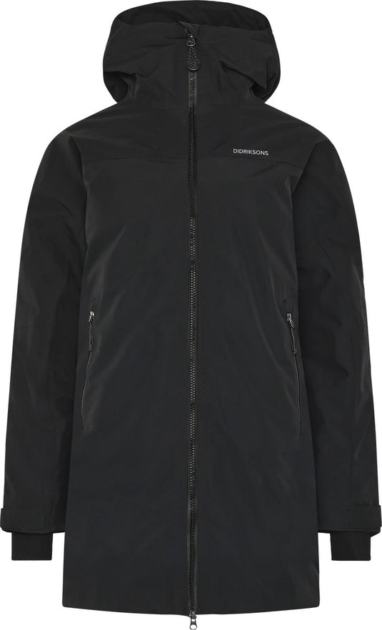 Didriksons marget wns parka dames outdoorjas - black