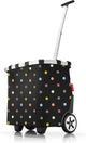 Reisenthel carrycruiser boodschappentrolley - polyester - 40l - dots zwart