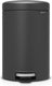 Brabantia newicon prullenbak - 12 liter - mineral infinite grey