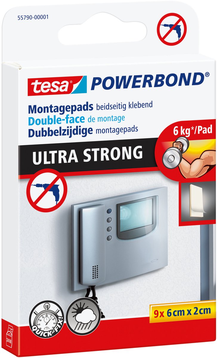 Afbeelding laden in galerijviewer, Quantore montagetape tesa powerbond extra sterk dubbelzijdig
