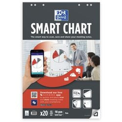 Flipoverblok oxford smart chart wit pak 3 stuks