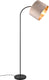 Trio julieta - vloerlamp - beige - excl. 1x e27 4w - voetschakelaar - flexibel