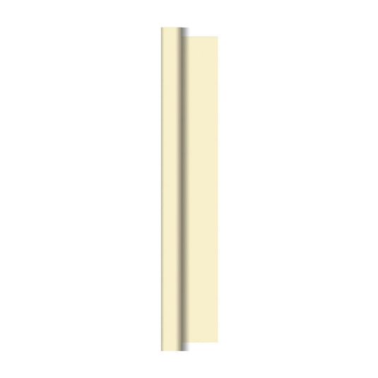 Duni cel damast tafelkleed op rol 1,18x5m creme