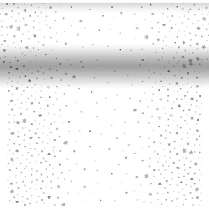 Duni 3-in-1 silver stardust 40x480
