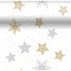 Duni 3-in-1 snowstars white 40x480