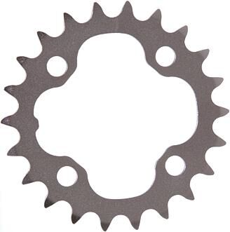 Shimano kettingblad deore chain ring shim. deore 22t.4-arm,64mm sil.