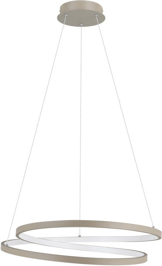 Eglo encinitos hanglamp - e27 - ø 25,5cm - staal - zwart goud