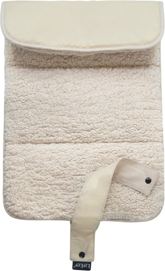 Kipkep napper - wasbaar verschoningsmatje met teddy - cookie - waterafstotende zijde (excl. luieretui)