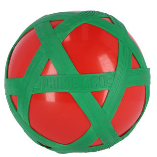 Afbeelding laden in galerijviewer, Rode crossbal met groene rubberband | 10 stuks
