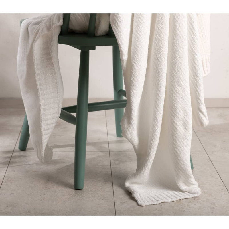Afbeelding laden in galerijviewer, Venture Home Venture Home Plaid Ally 170x130 cm polyester wit
