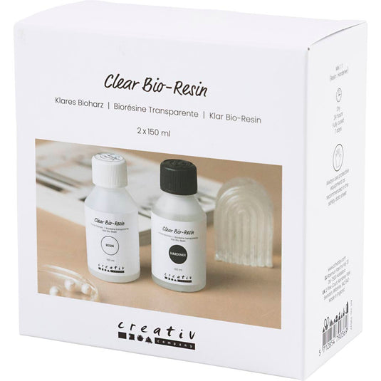 Creativ company transparante bio-hars - 2x150ml.