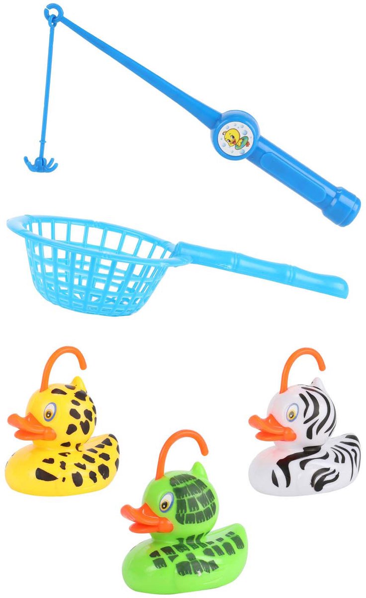 Afbeelding laden in galerijviewer, Toi-toys play out visspel vang de eend met hengel en net

