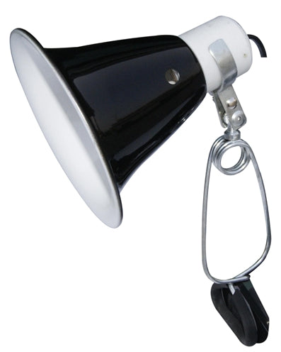 Afbeelding laden in galerijviewer, Komodo black dome clamp lamp fixture
