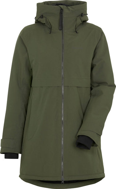 Didriksons helle wns parka 6 dames outdoorjas - deep green