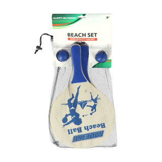 Afbeelding laden in galerijviewer, Alert outdoor beachball set hout deluxe | 2 stuks

