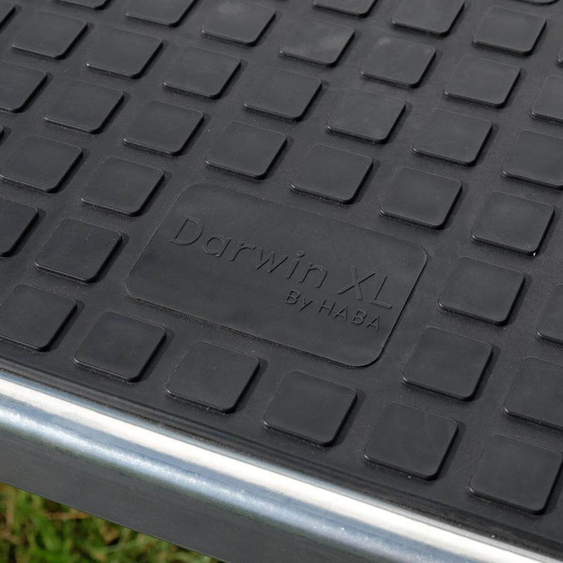 Afbeelding laden in galerijviewer, Darwin xl aluminium dubbele opstap met extra brede treden

