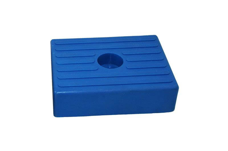 Afbeelding laden in galerijviewer, Polyurethaan boottrailer kussen 130x100mm blauw
